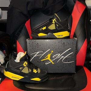 Jordan Kids Sneakers Black Yellow